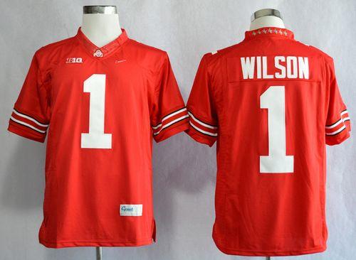 Buckeyes #1 Dontre Wilson Red Limited Stitched NCAA Jersey