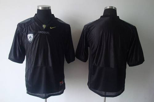 Ducks Blank Black Stitched NCAA Jersey