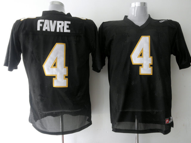 Golden Eagles #4 Brett Favre Black Stitched NCAA Jersey