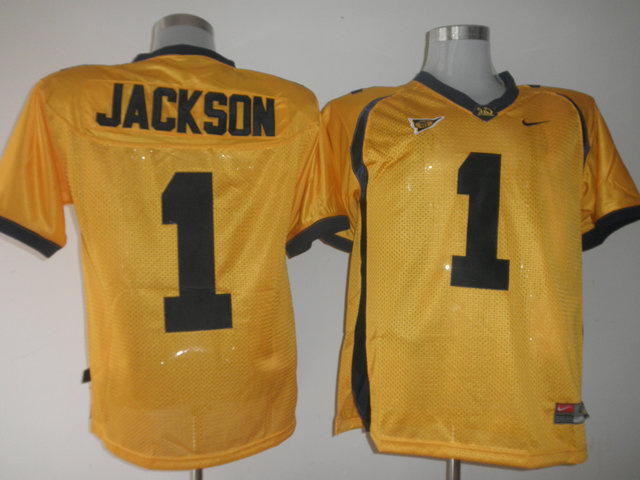 Golden Bears #1 DeSean Jackson Gold Stitched NCAA Jersey