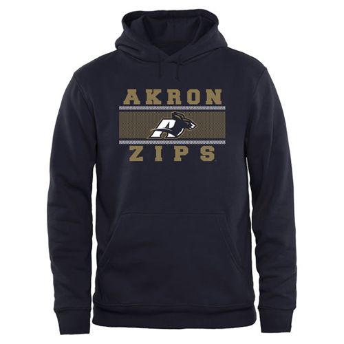 Akron Zips Big & Tall Micro Mesh Sweatshirt Navy