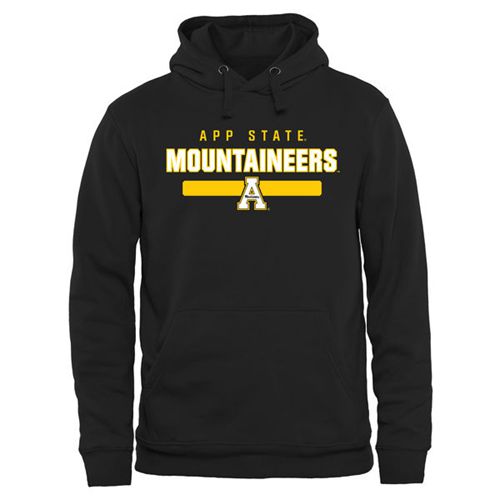 Appalachian State Mountaineers Team Strong Pullover Hoodie Black