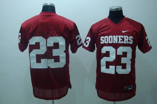 Sooners #23 Allen Patrick Red Stitched NCAA Jersey