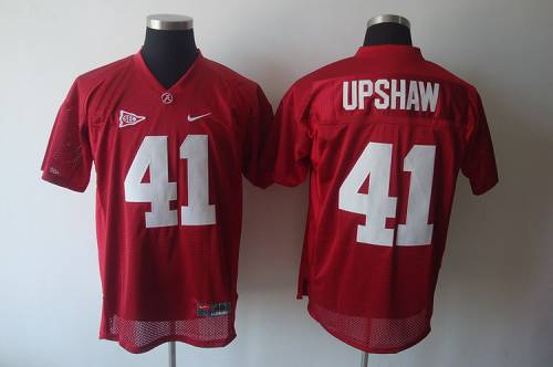 Crimson Tide #41 Courtney Upshaw Red Stitched NCAA Jersey