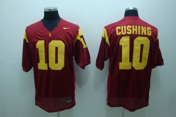 Trojans #10 Brian Cushing Red Stitched NCAA Jersey