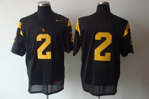 Trojans #2 Taylor Mays Black Stitched NCAA Jersey