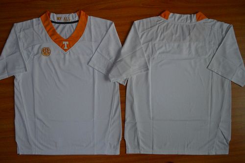 Vols Blank White Stitched NCAA Jersey