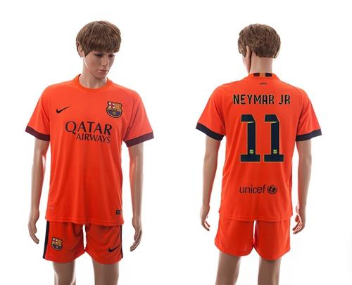 Barcelona #11 Neymar Jr Away Soccer Club Jersey