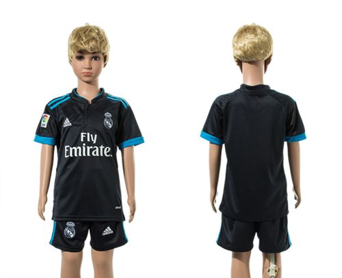 Real Madrid Blank SEC Away Kid Soccer Club Jersey