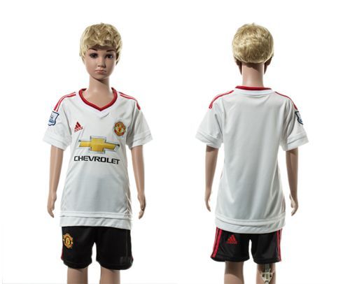 Manchester United Blank Away Kid Soccer Club Jersey