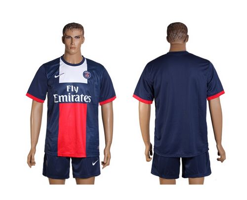 Paris Saint Germain Blank Home Soccer Club Jersey