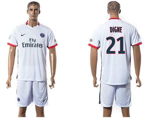 Paris Saint Germain #21 Digne Away Soccer Club Jersey