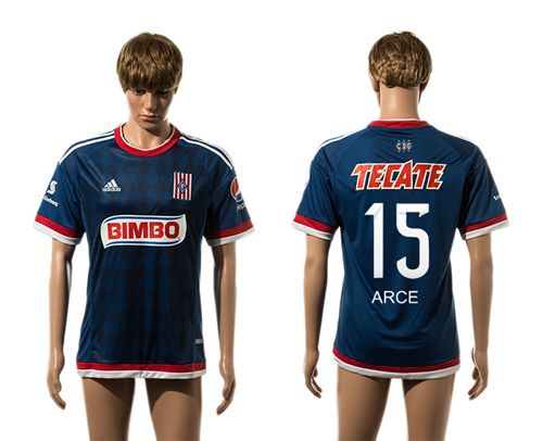 Guadalajara #15 Arce Away Soccer Club Jersey