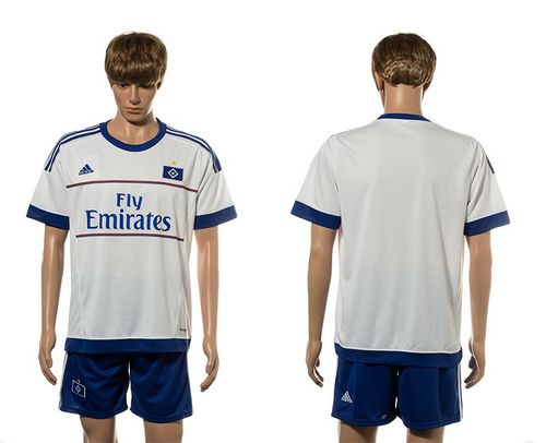 Hamburg Blank Home Soccer Club Jersey