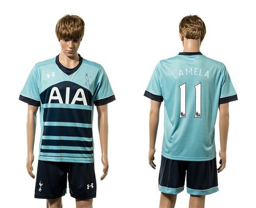 Tottenham Hotspur #11 Lamela Away Soccer Club Jersey