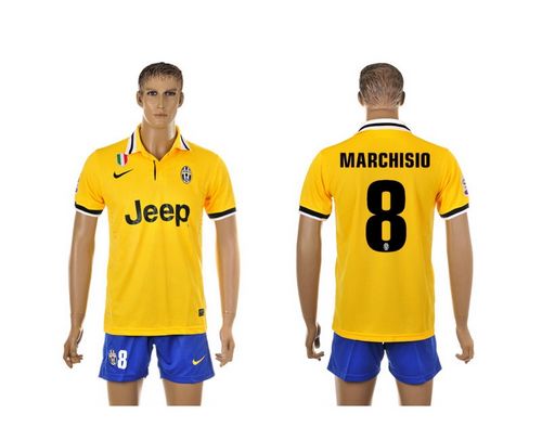 Juventus #8 Marchisio Away Soccer Club Jersey