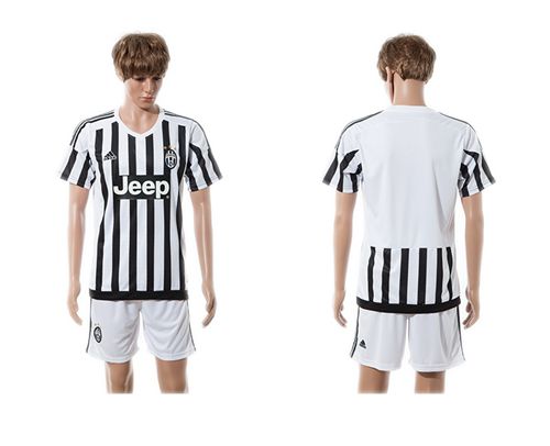 Juventus Blank Home Soccer Club Jersey