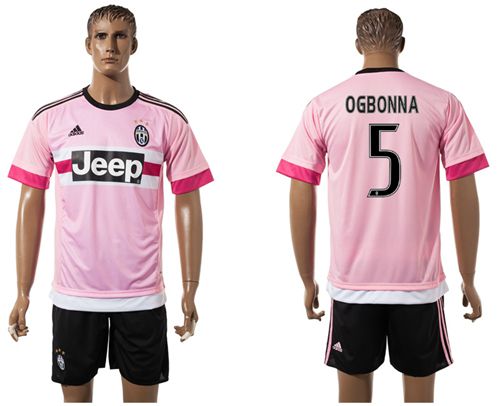 Juventus #5 Ogbonna Pink Soccer Club Jersey