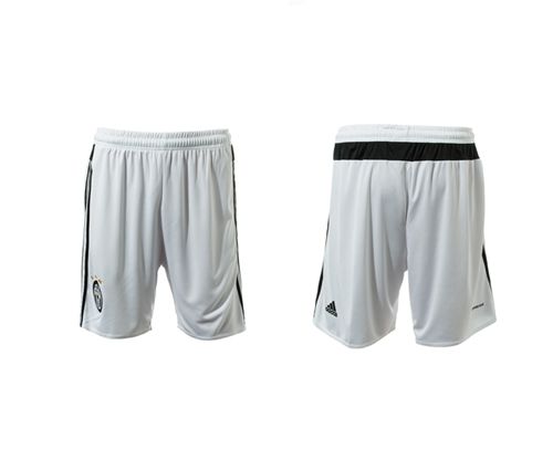 Juventus Blank White Home Soccer Shorts