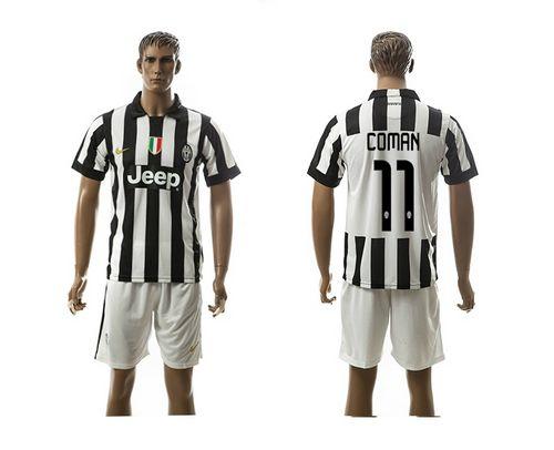 Juventus #11 Coman Home Soccer Club Jersey