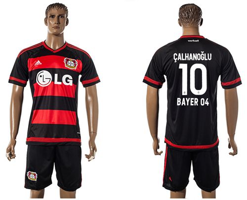 Bayer Leverkusen #10 Calhanoglu Away Soccer Club Jersey