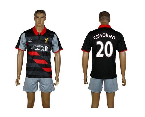 Liverpool #20 Clssokho Black Soccer Club Jersey