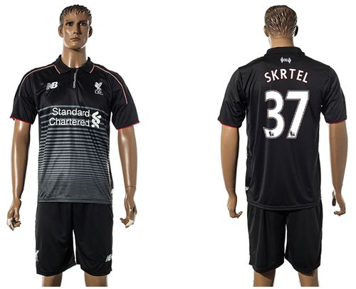 Liverpool #37 Skrtel Sec Away Soccer Club Jersey