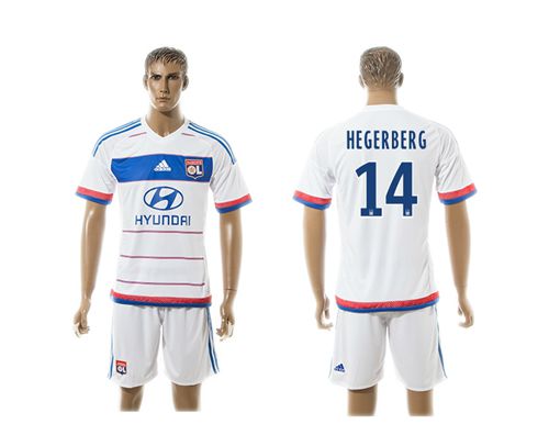 Lyon #14 Hegerberg Home Soccer Club Jersey