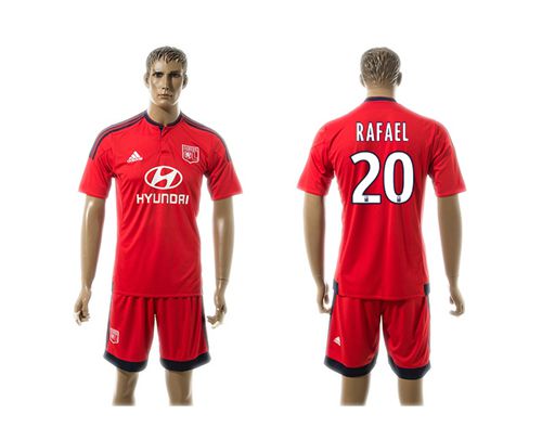 Lyon #20 Rafael Away Soccer Club Jersey