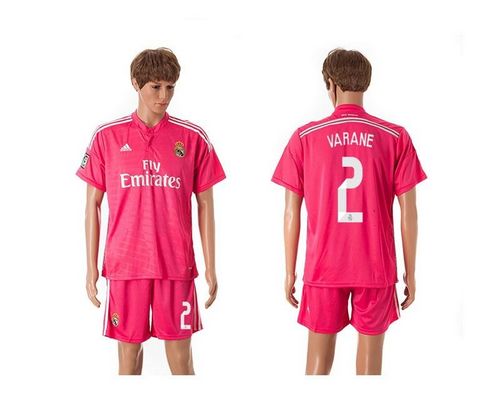 Real Madrid #2 Varane Grey Soccer Club Jersey