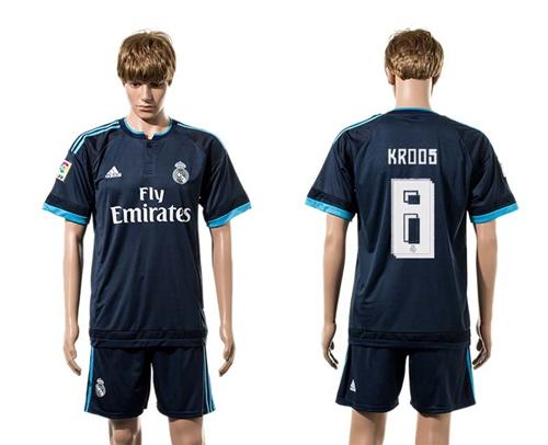 Real Madrid #8 Kroos Sec Away Soccer Club Jersey