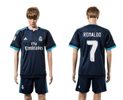 Real Madrid #7 Ronaldo Sec Away Soccer Club Jersey