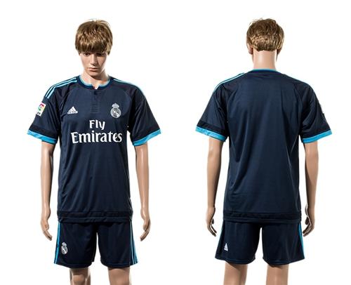 Real Madrid Blank Sec Away Soccer Club Jersey