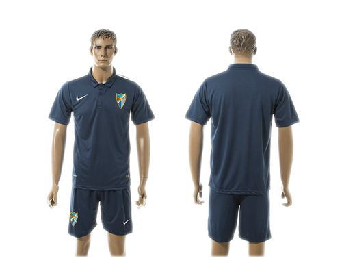 Malaga Blank Blue Training Soccer Club Jersey