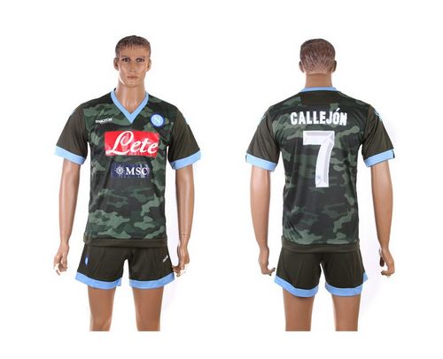 Naples #7 Callejon Away Soccer Club Jersey