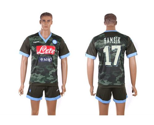 Naples #17 Hamsik Away Soccer Club Jersey