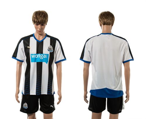 Newcastle Blank Home Soccer Club Jersey