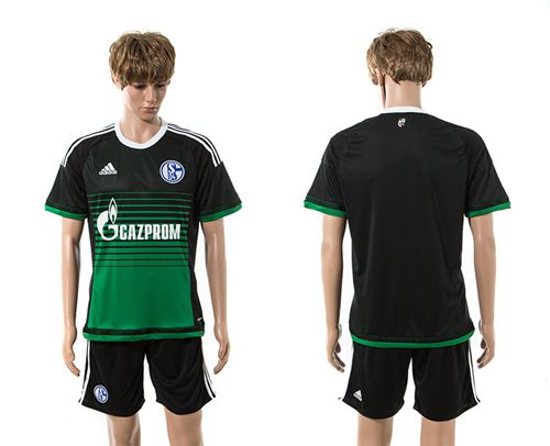 Schalke 04 Blank Sec Away Soccer Club Jersey