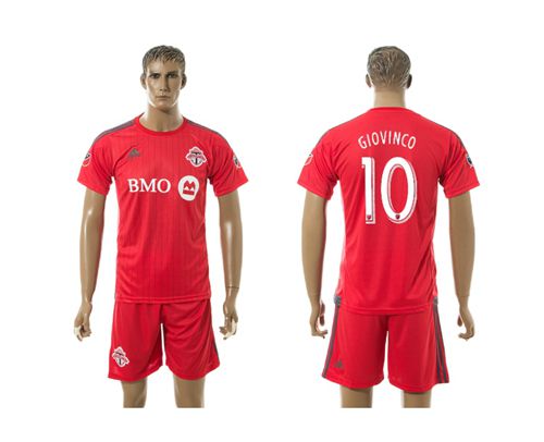 Toronto FC #10 Giovinco Home Soccer Club Jersey