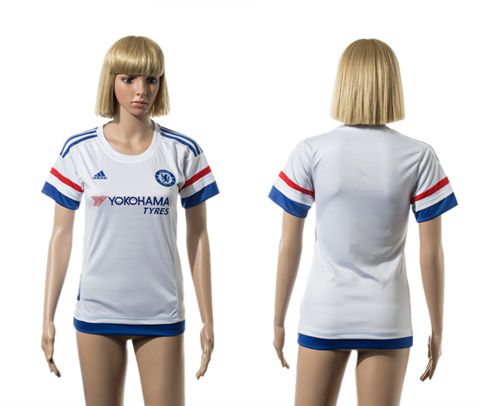 Women's Chelsea Blank Away Soccer Club Jersey