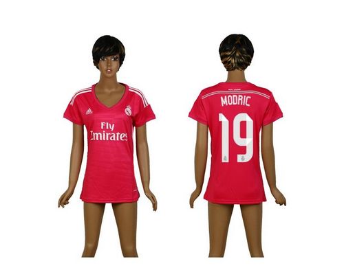 Women's Real Madrid #19 Modric Away Soccer Club Jersey