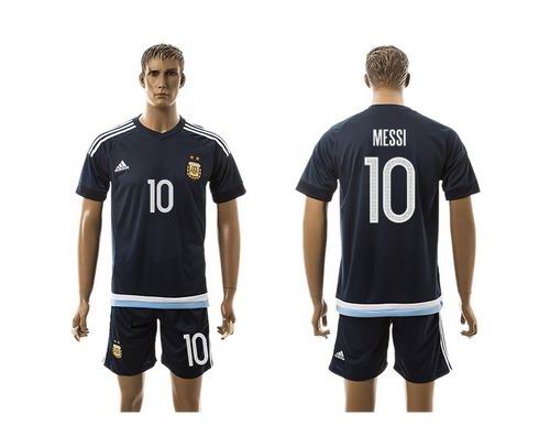 Argentina #10 Messi Away Soccer Country Jersey