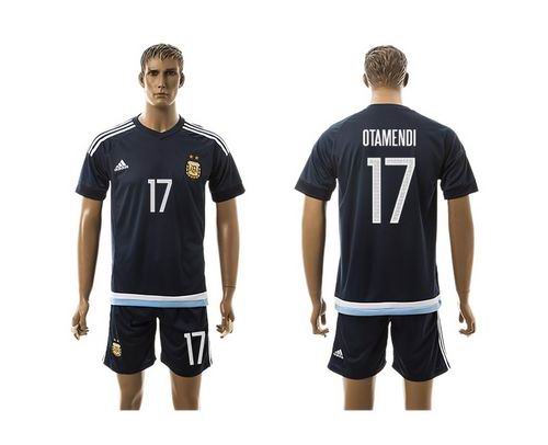 Argentina #17 Otamemdi Away Soccer Country Jersey