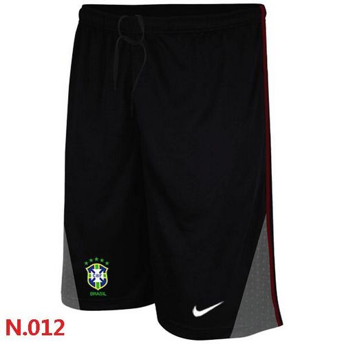  Brazil 2014 World Soccer Performance Shorts Black