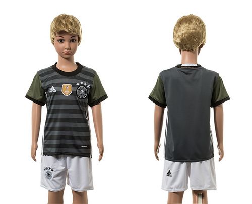 Germany Blank Away Kid Soccer Country Jersey