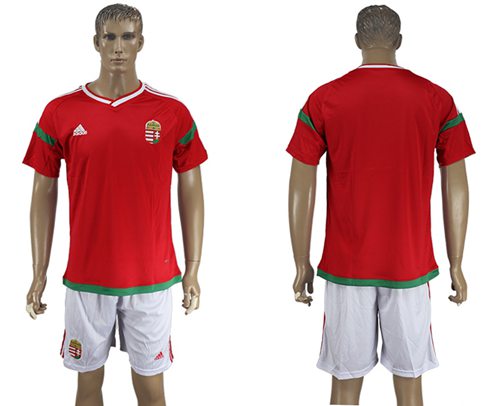 Hungary Blank Home Soccer Country Jersey