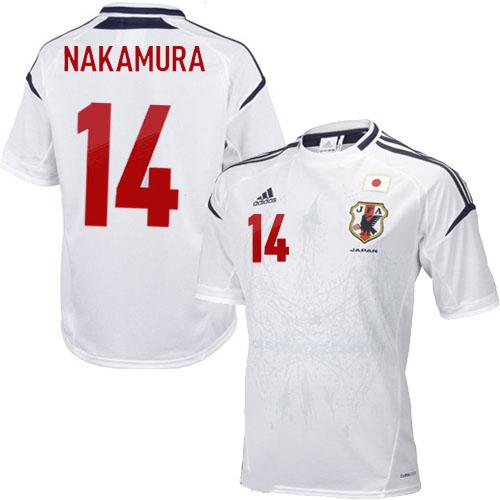 Japan #14 Kengo Nakamura Away Soccer Country Jersey