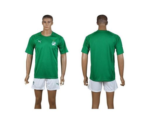 Cote d'lvoire Blank Away Soccer Country Jersey