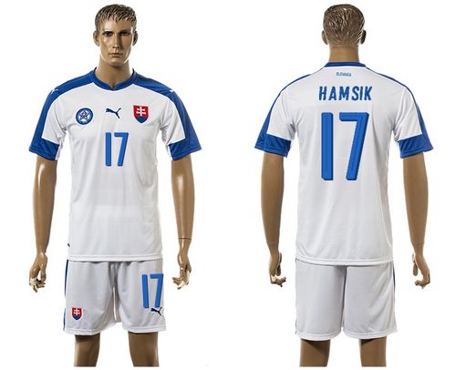 Slovakia #17 Hamsik Home Soccer Country Jersey