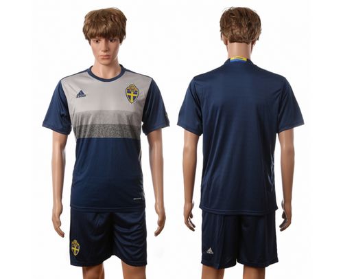 Sweden Blank Away Soccer Country Jersey